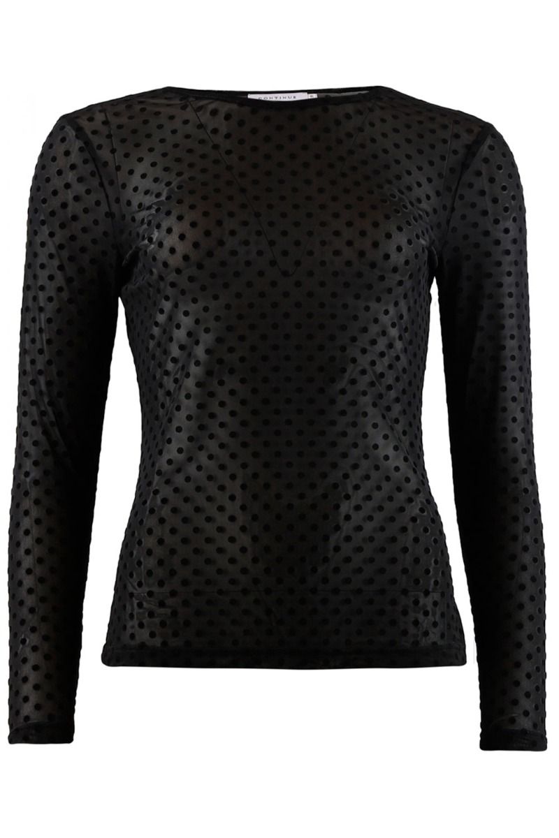 Continue - Shannie Dot - Black with black dot