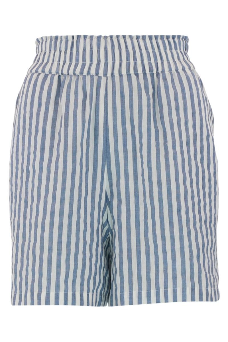Continue - Shorts - Evy Stripe Shorts - Blue Stripe