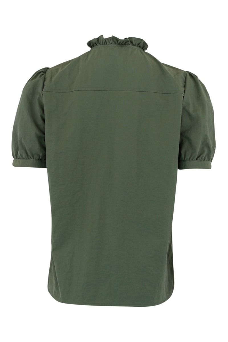 Continue - Skjorte - Milli Patch Blouse SS - Army