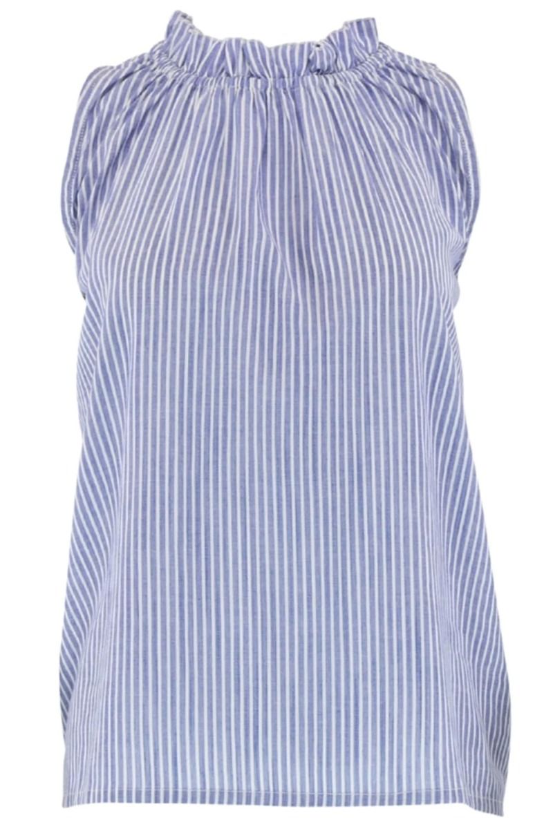 Continue - Top - Liva Stripe - Blue/White