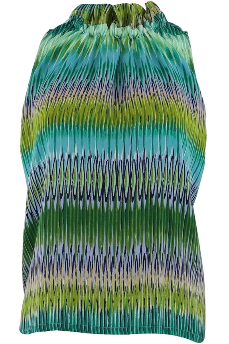 Continue - Top - Liva Zig Zag - Blue Green