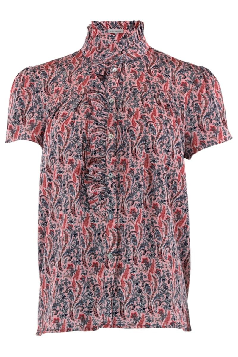 Continue - Top - Malika Paisley SS - Rose Paisley
