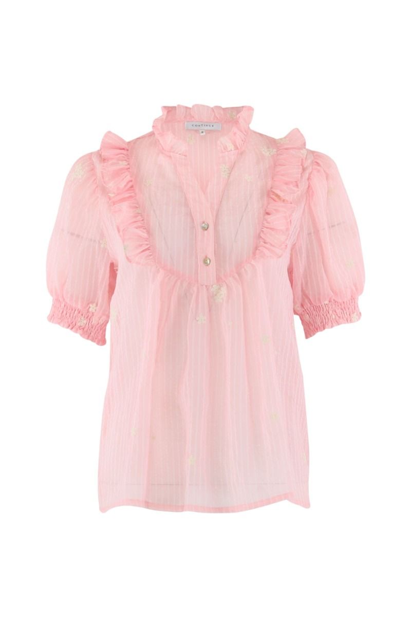Continue - Top - Silke Chiffon - Rose