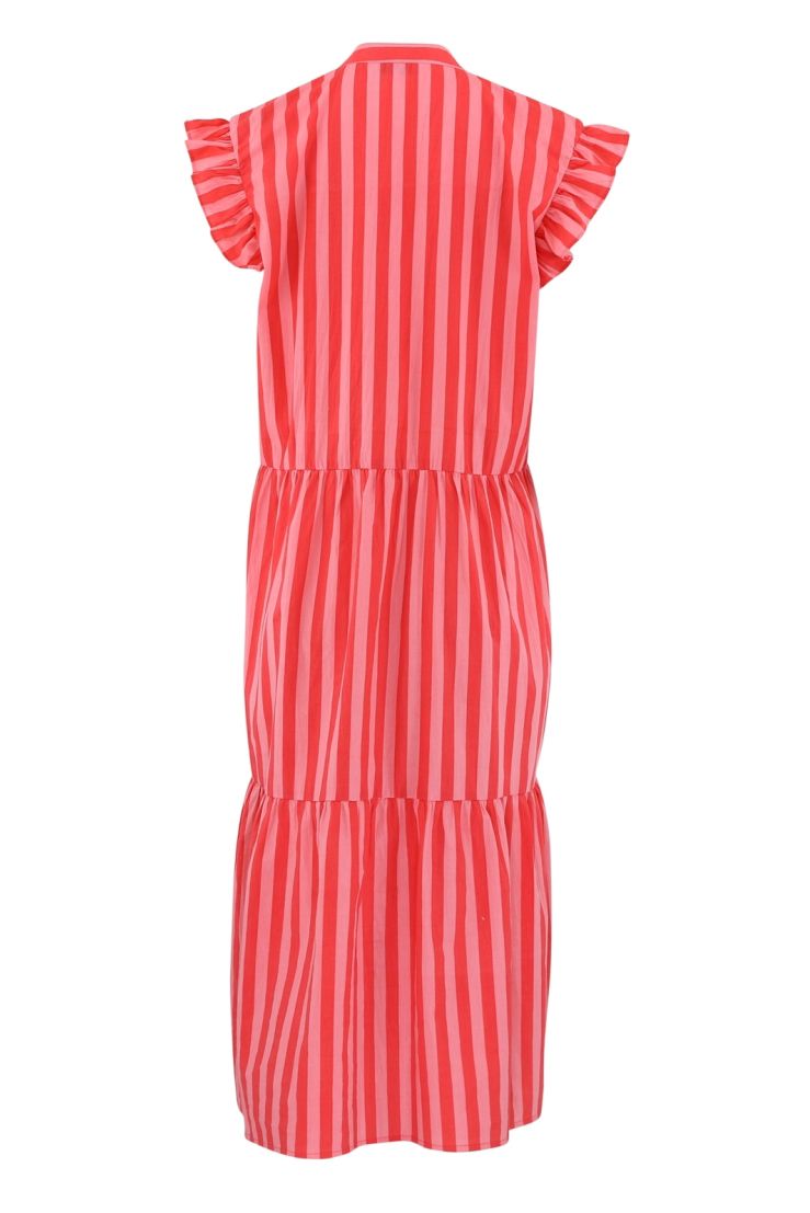 Continue - Kjole - Bea - Pink Stripe - Stribe Pink