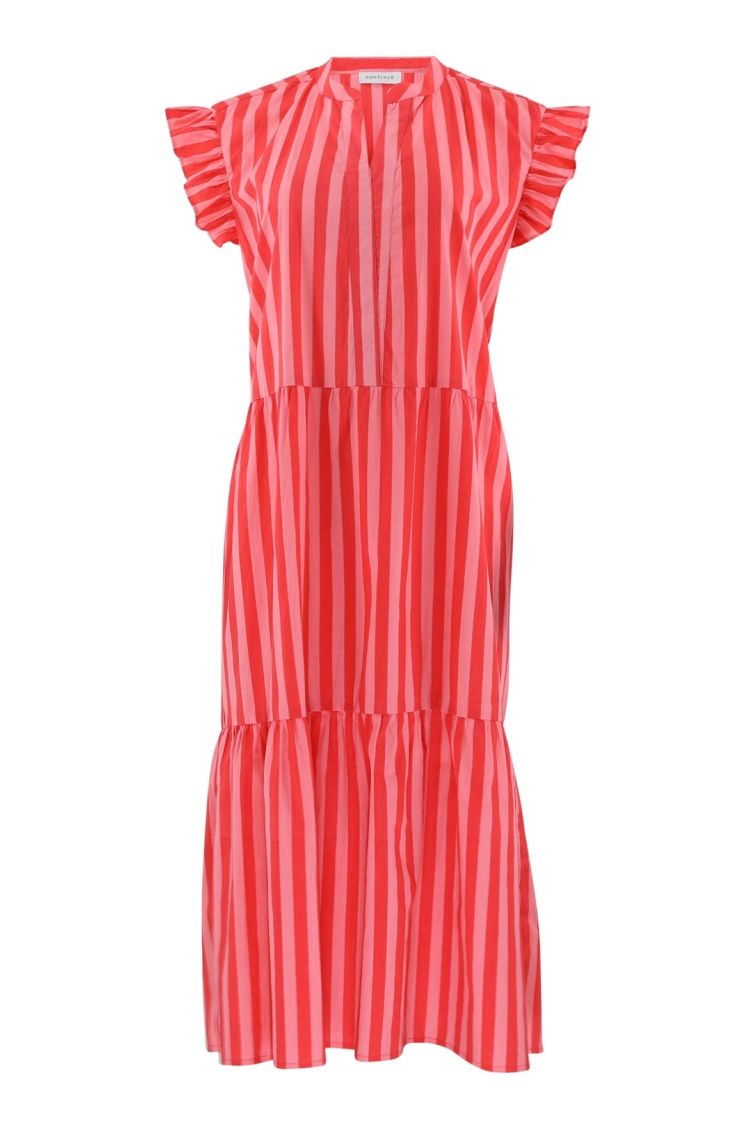 Continue - Kjole - Bea - Pink Stripe - Stribe Pink