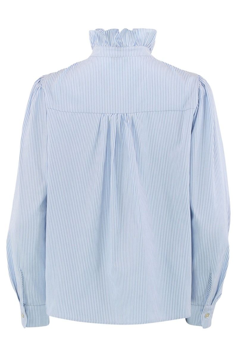 Continue - Bluse - Arianna Stripe - Blue Stripe