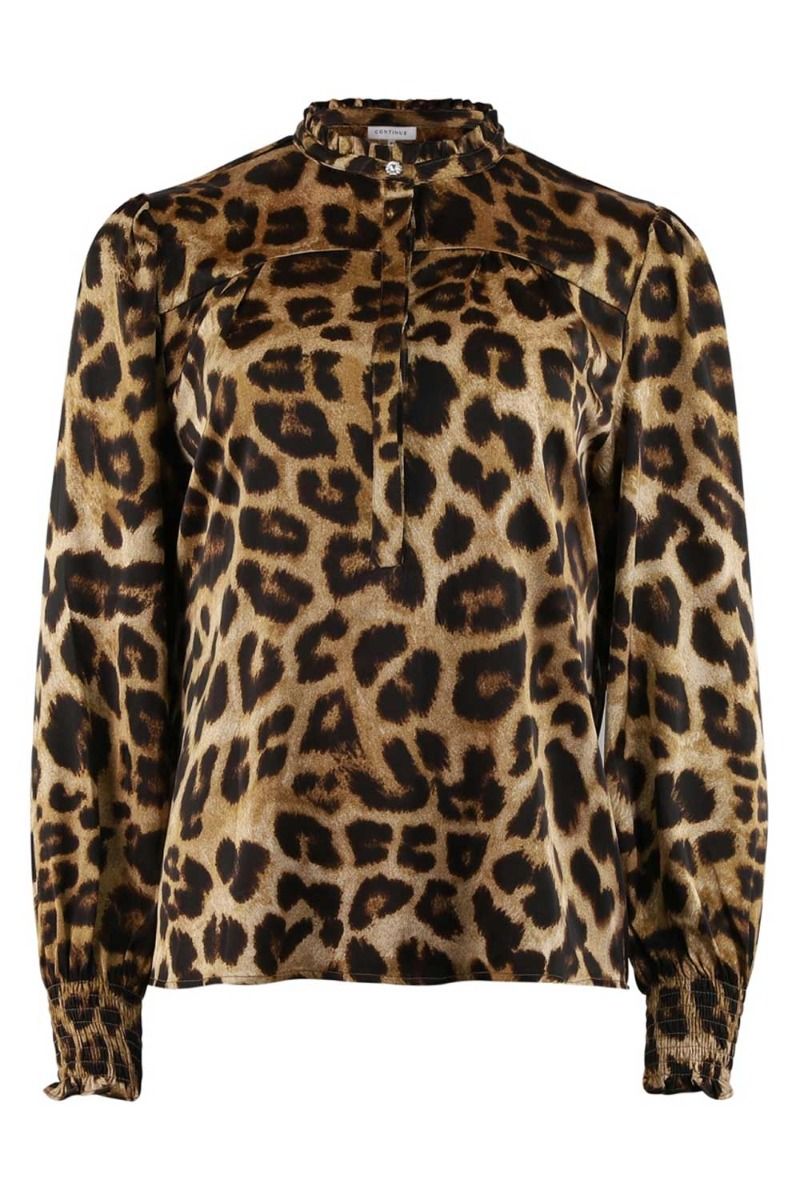 Continue - Bluse - Asta Leopard - Leo Shinny