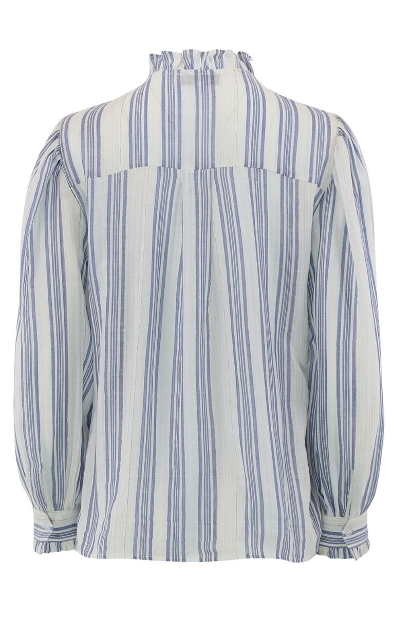 Continue - Bluse - Chania Stripe - Blue Stripe