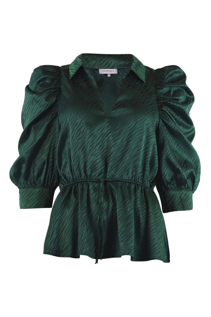 Continue - Bluse - Cita Blouse - Bottlegreen