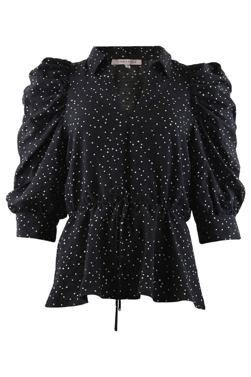 Continue - Bluse - Cita Dot - Black Dot