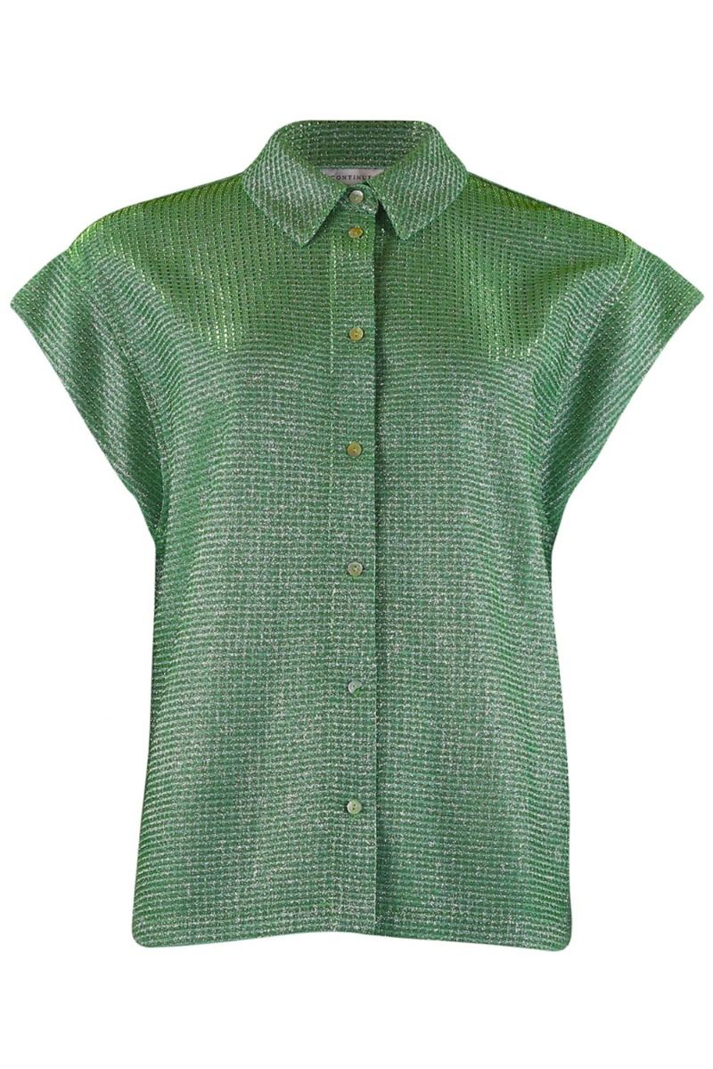 Continue - Bluse - Diva Glitter - Grass Green