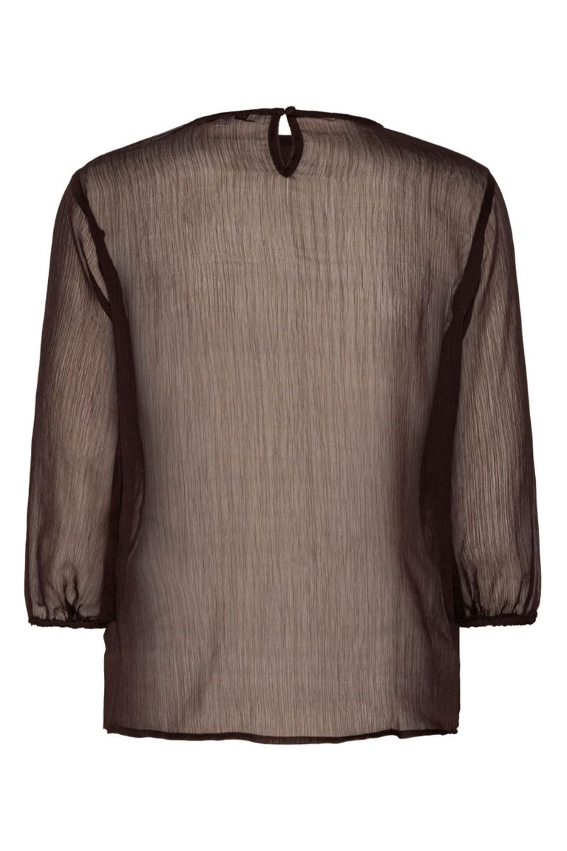 Continue - Bluse - Githa Mesh - Brown