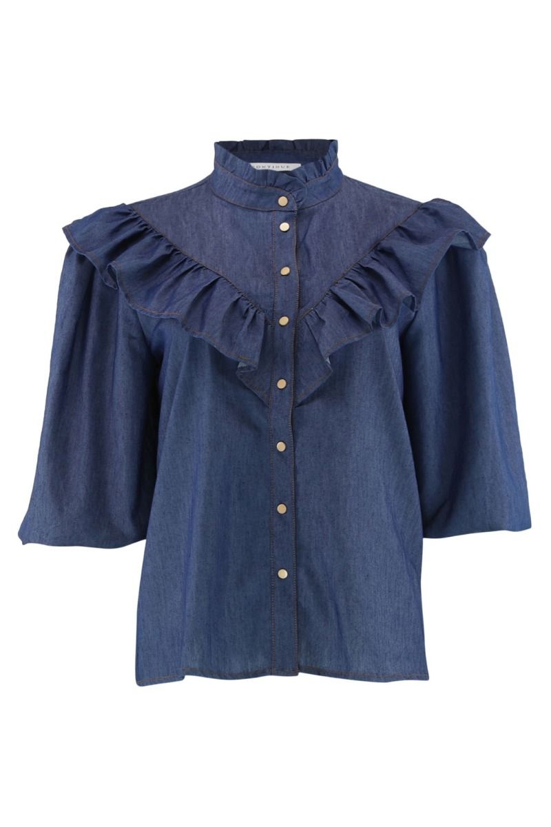 Continue - Bluse - Heidi chambre - Dark blue chambre