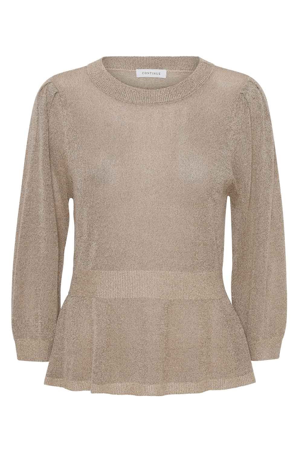 Continue - Bluse - Ida Lurex - Powder