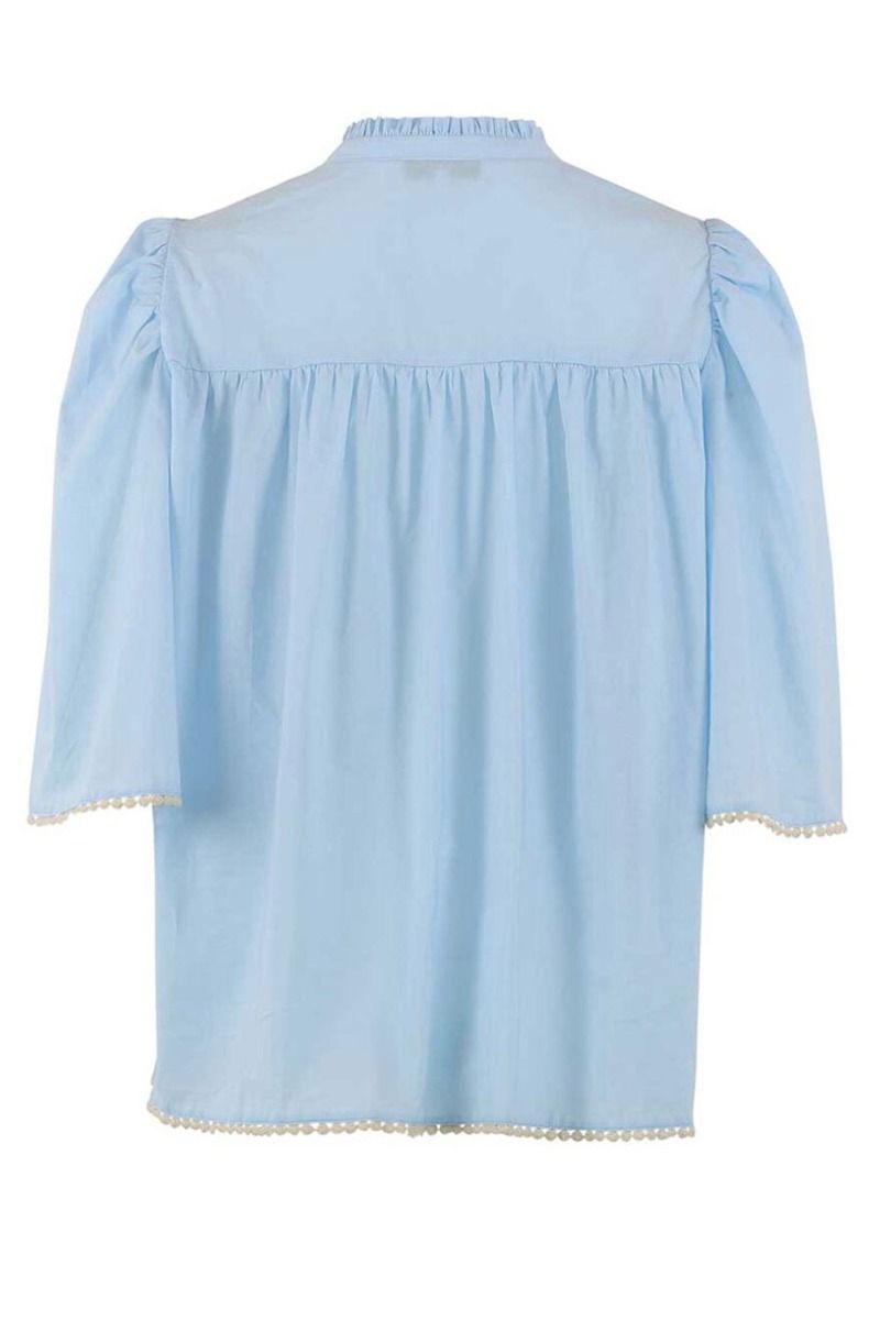 Continue - Bluse - Isa Embrodery - Light Blue