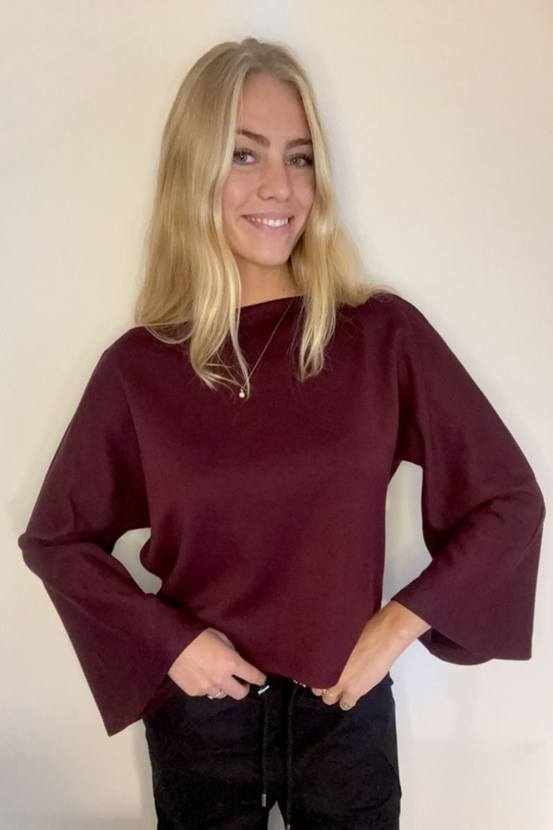 Continue - Bluse - Lauren - Bordeaux 