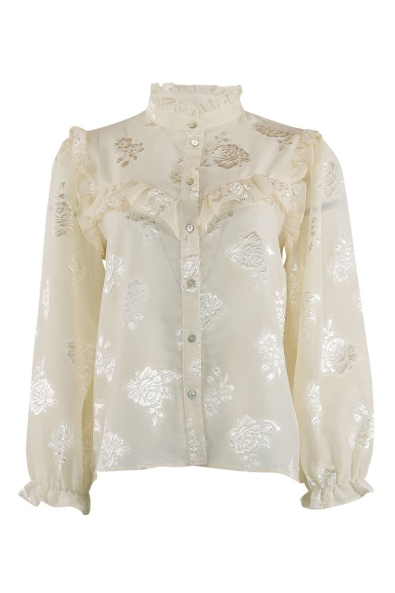 Continue - Bluse - Lina Fringles - Off White