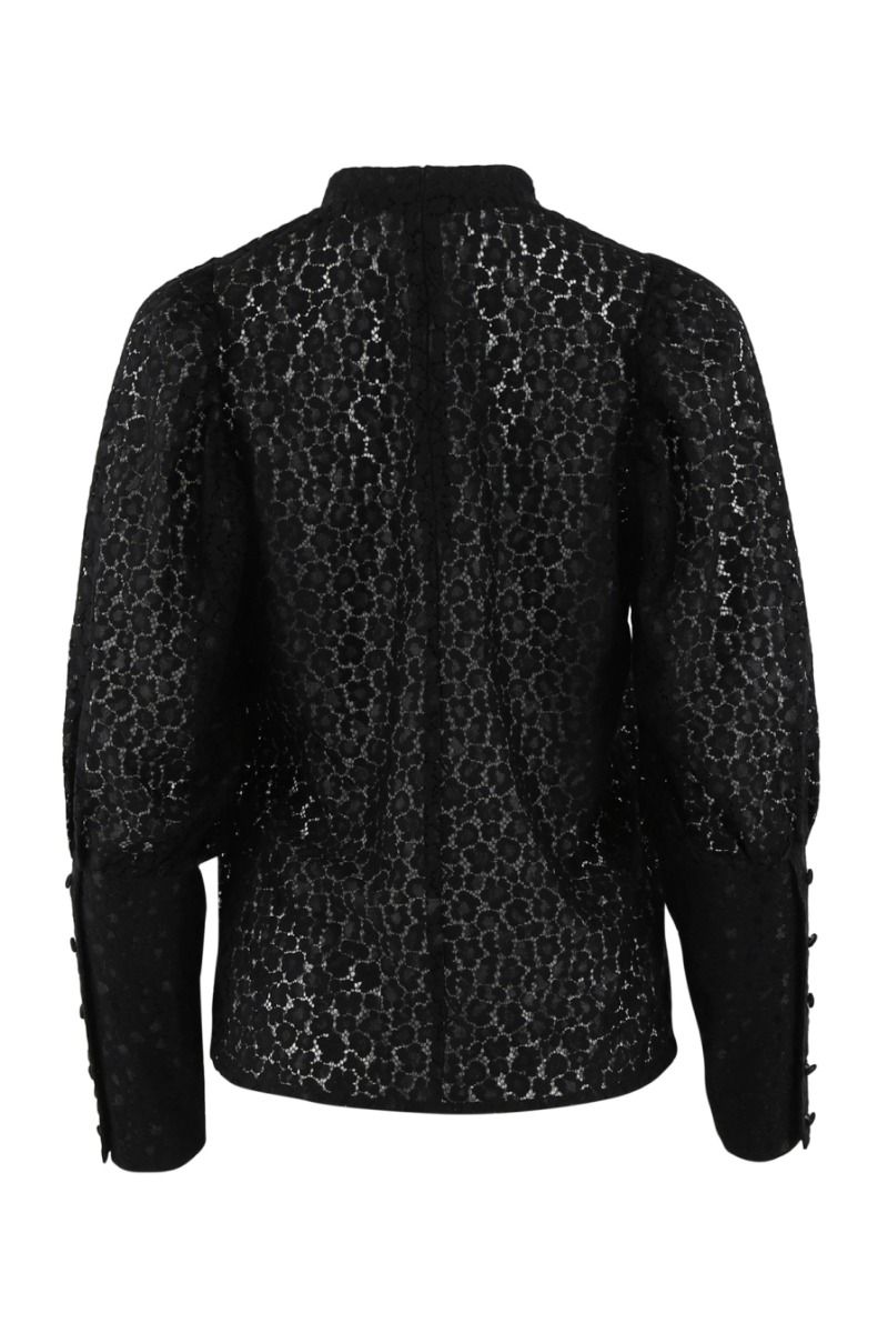 Continue - Bluse - Maja 2 Tone Lace - Black Lace