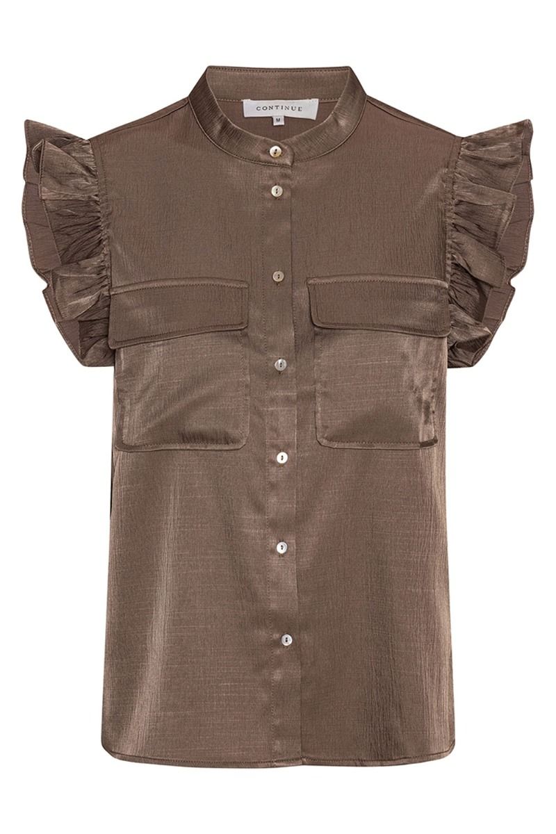 Continue - Bluse - Maren Blouse - Latte