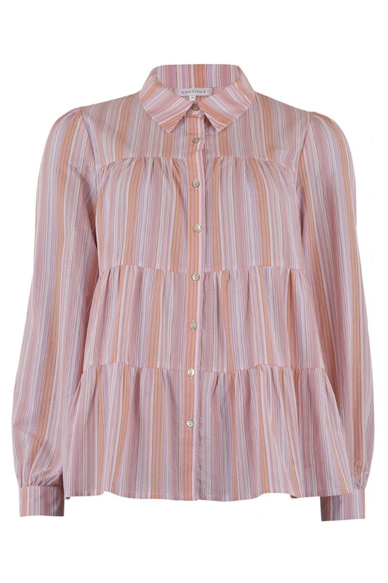 Continue - Bluse - Melina Multi Stripe - Multi Stripe