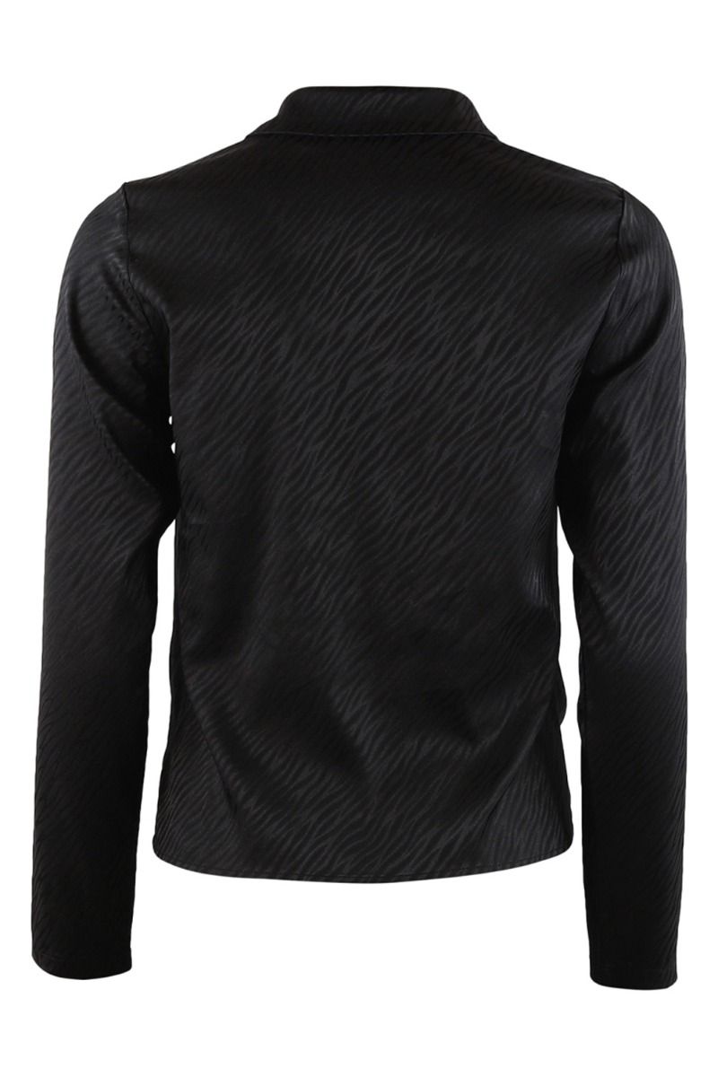 Continue - Bluse - Milo Zebra - Black