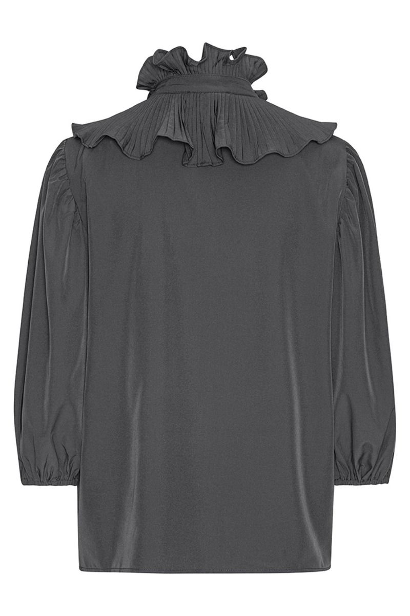 Continue - Bluse - Pernille 3/4 Sleeve - Dark Grey