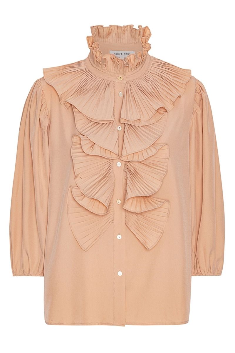 Continue - Bluse - Pernille 3/4 Sleeve - Nude