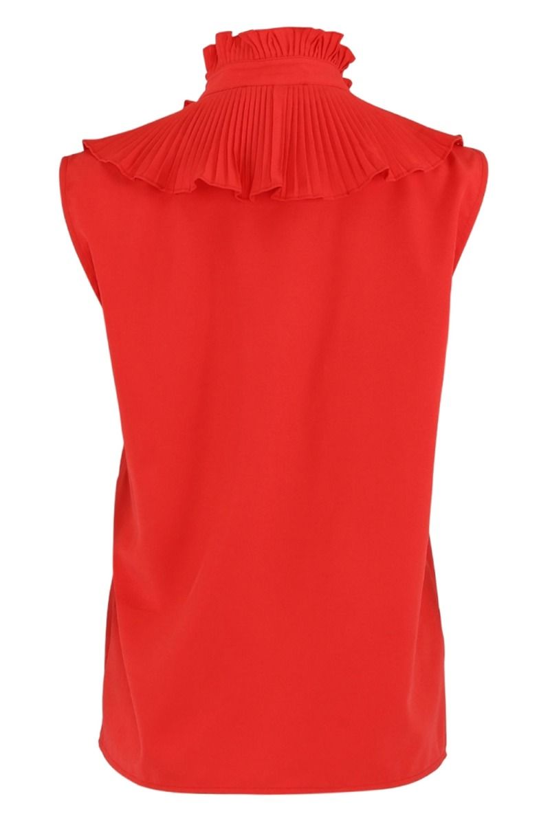 Continue - Top - Pernille Plisse - Red