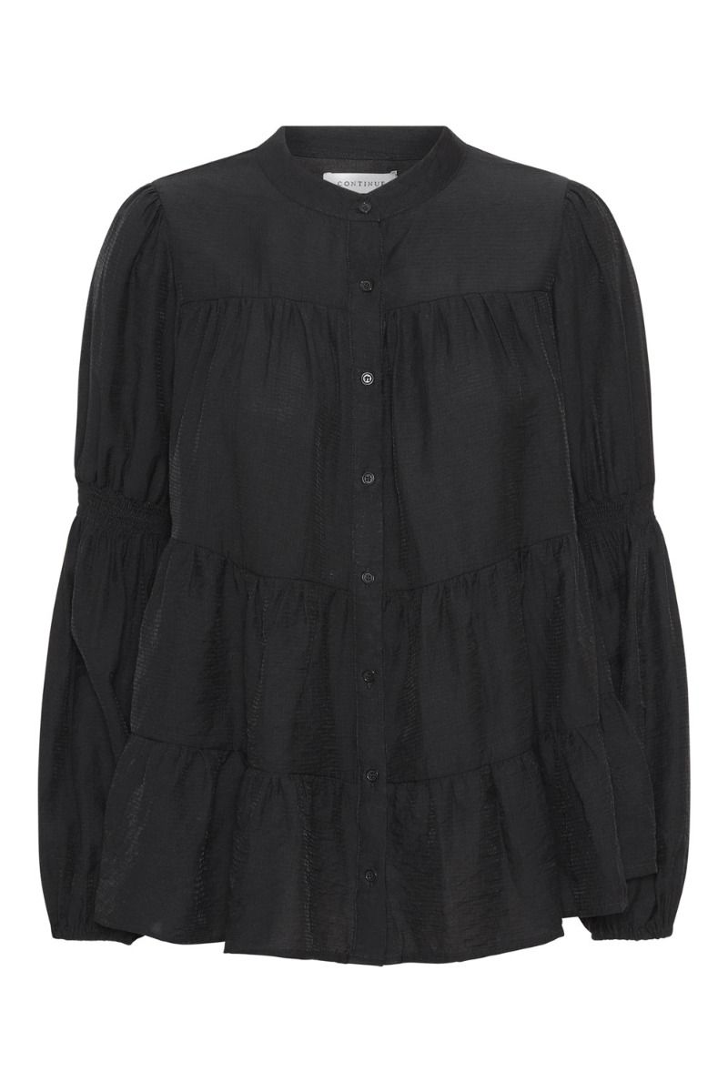 Continue - Bluse - Sanna Solid - Black