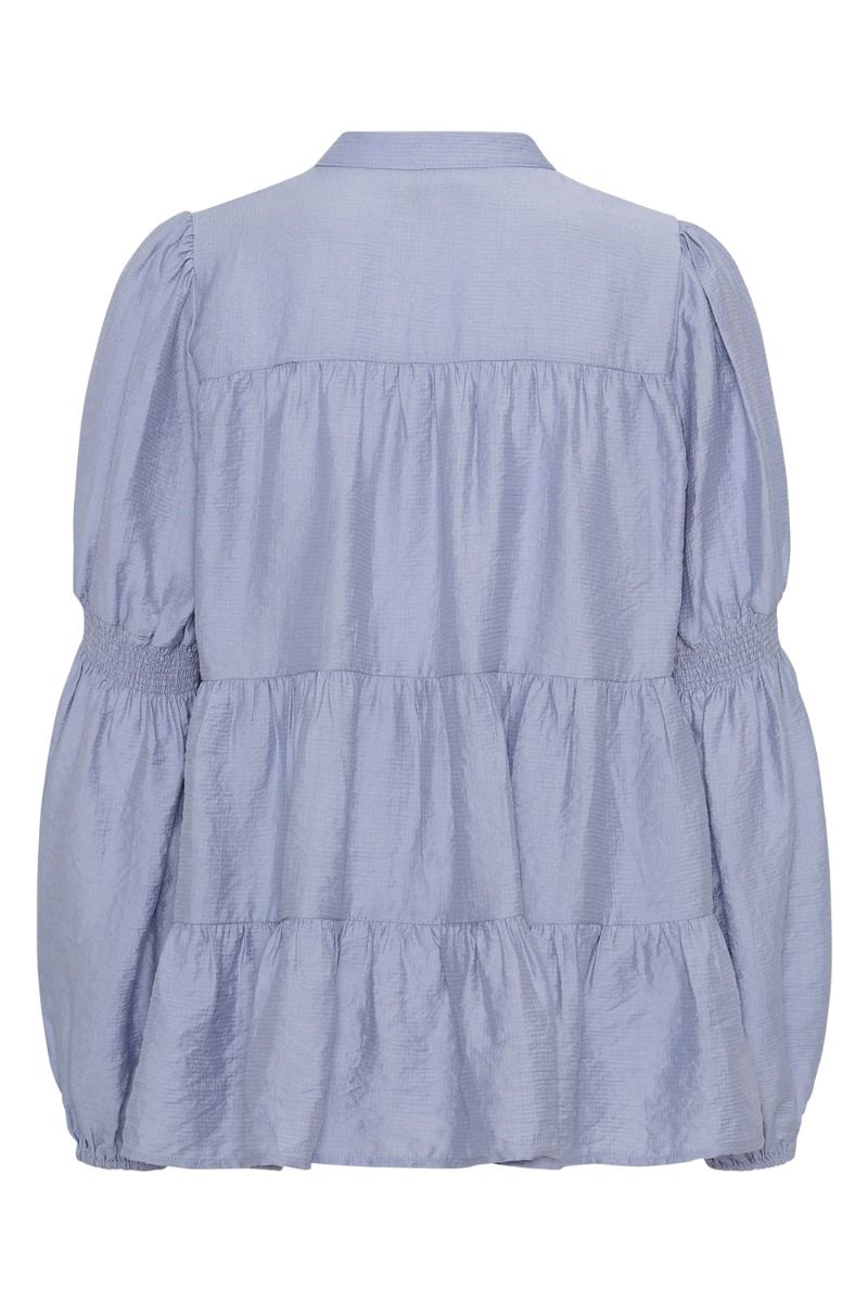 Continue - Bluse - Sanna Solid - Blue