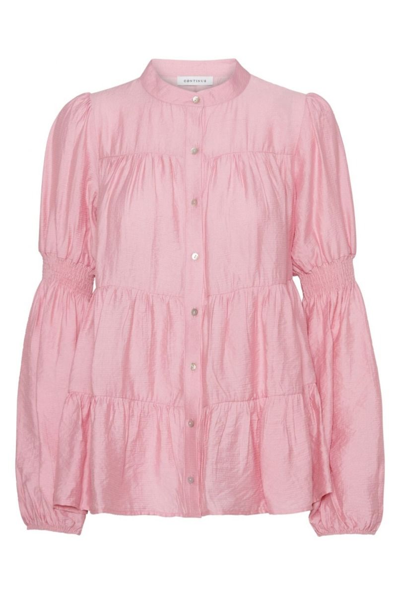 Continue - Bluse - Sanna Solid - Pink