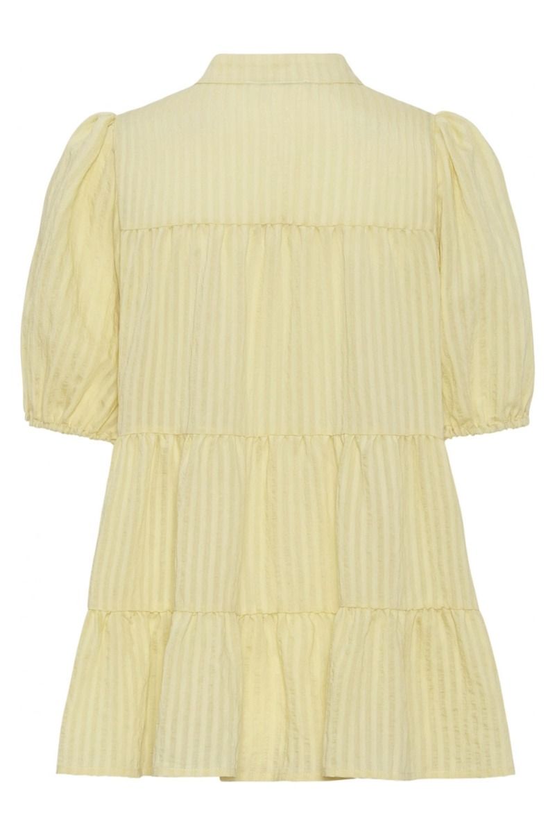 Continue - Bluse - Sanna Stripe SS - Light Yellow
