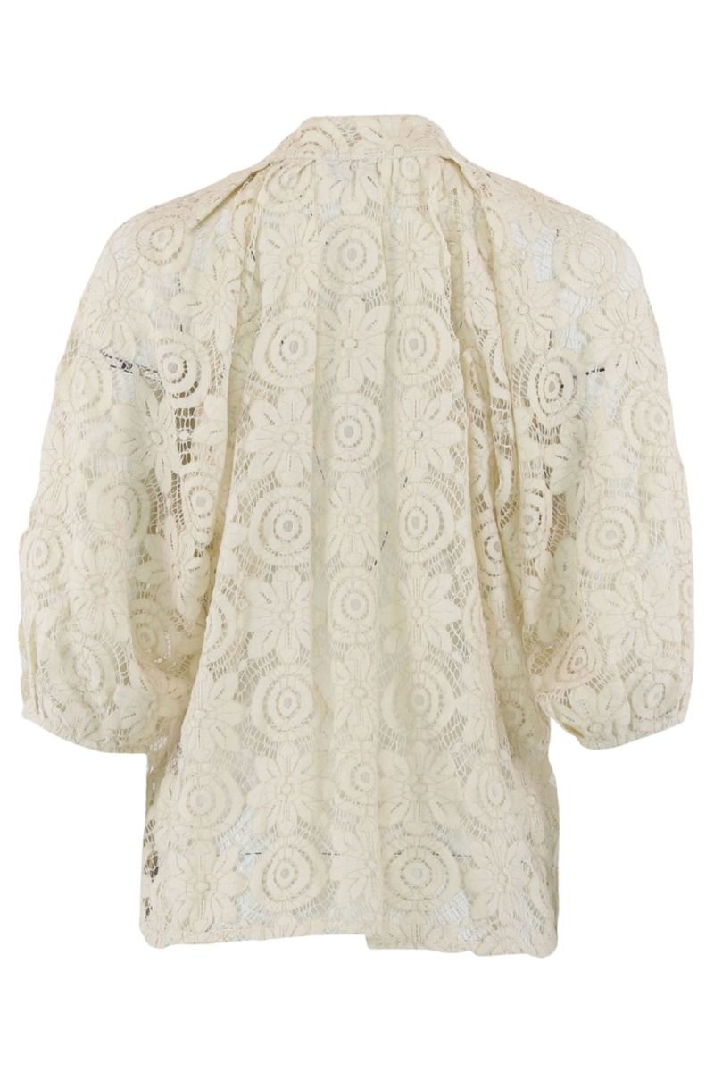 Continue - Skjorte - Sia Big Lace - Sand