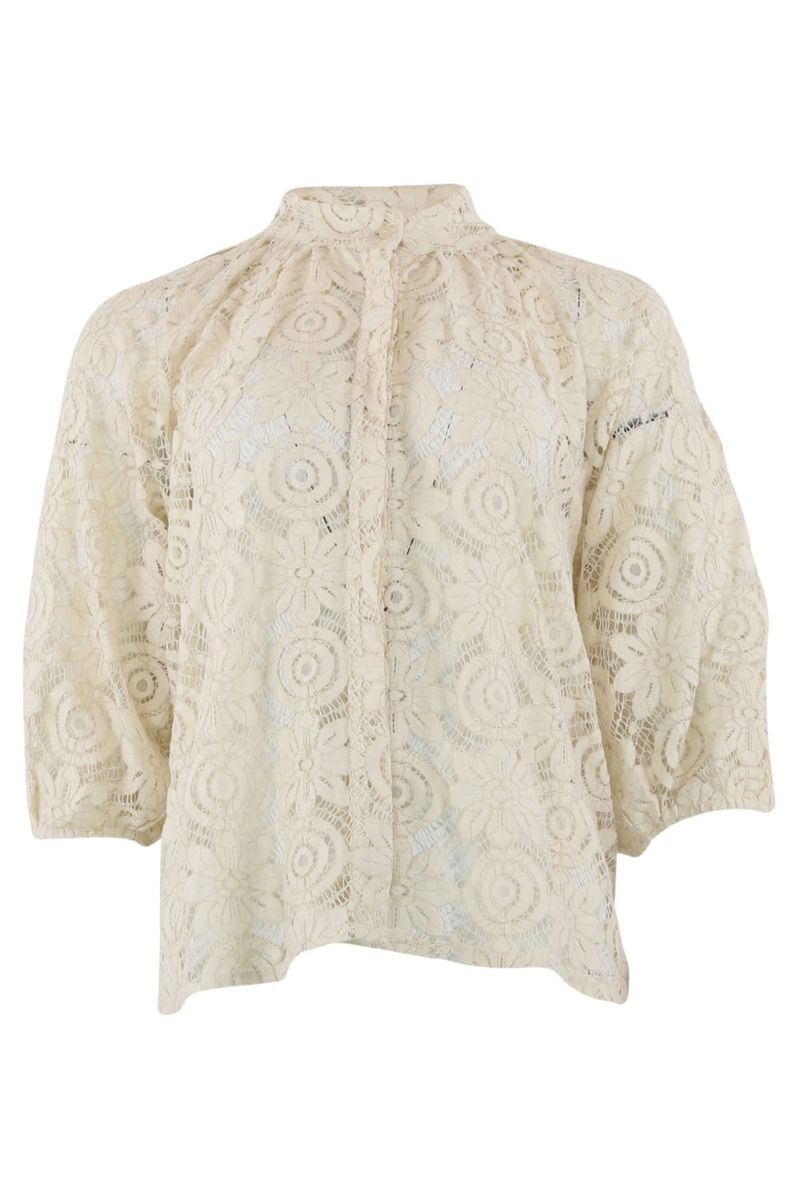 Continue - Skjorte - Sia Big Lace - Sand