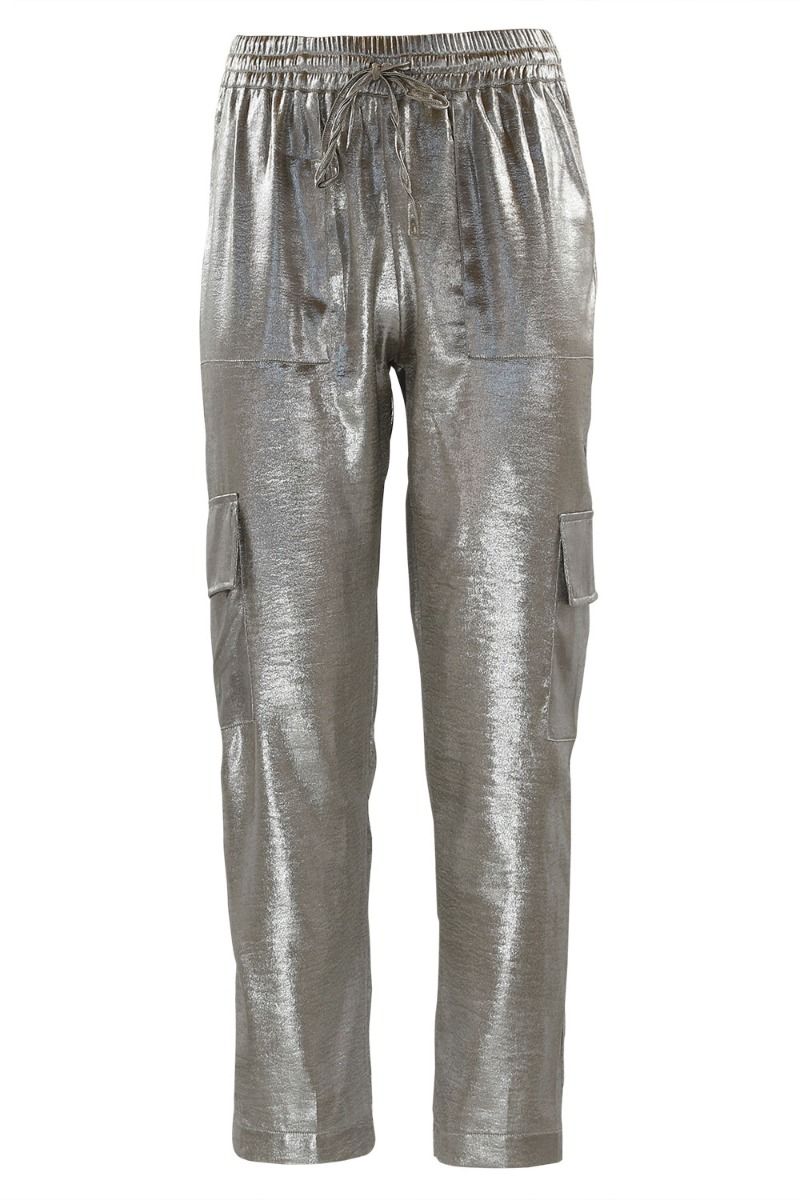 Continue - Bukser - Duffy Glitter - Silver