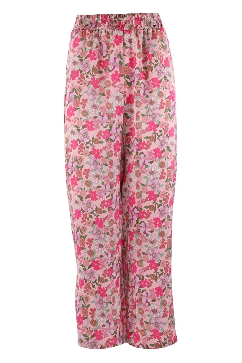 Continue - Bukser - Lea Multiflower - Pink Flower