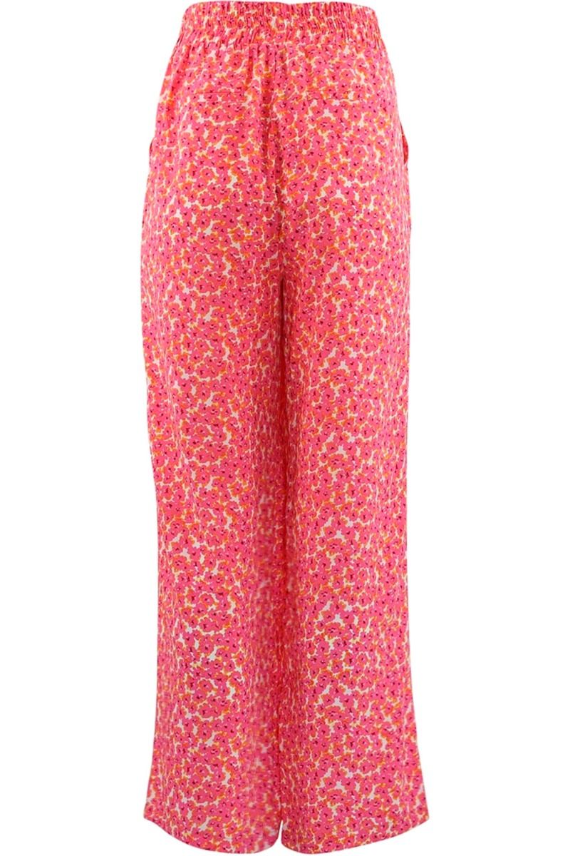 Continue - Bukser - Lea Pant - Pink Flower