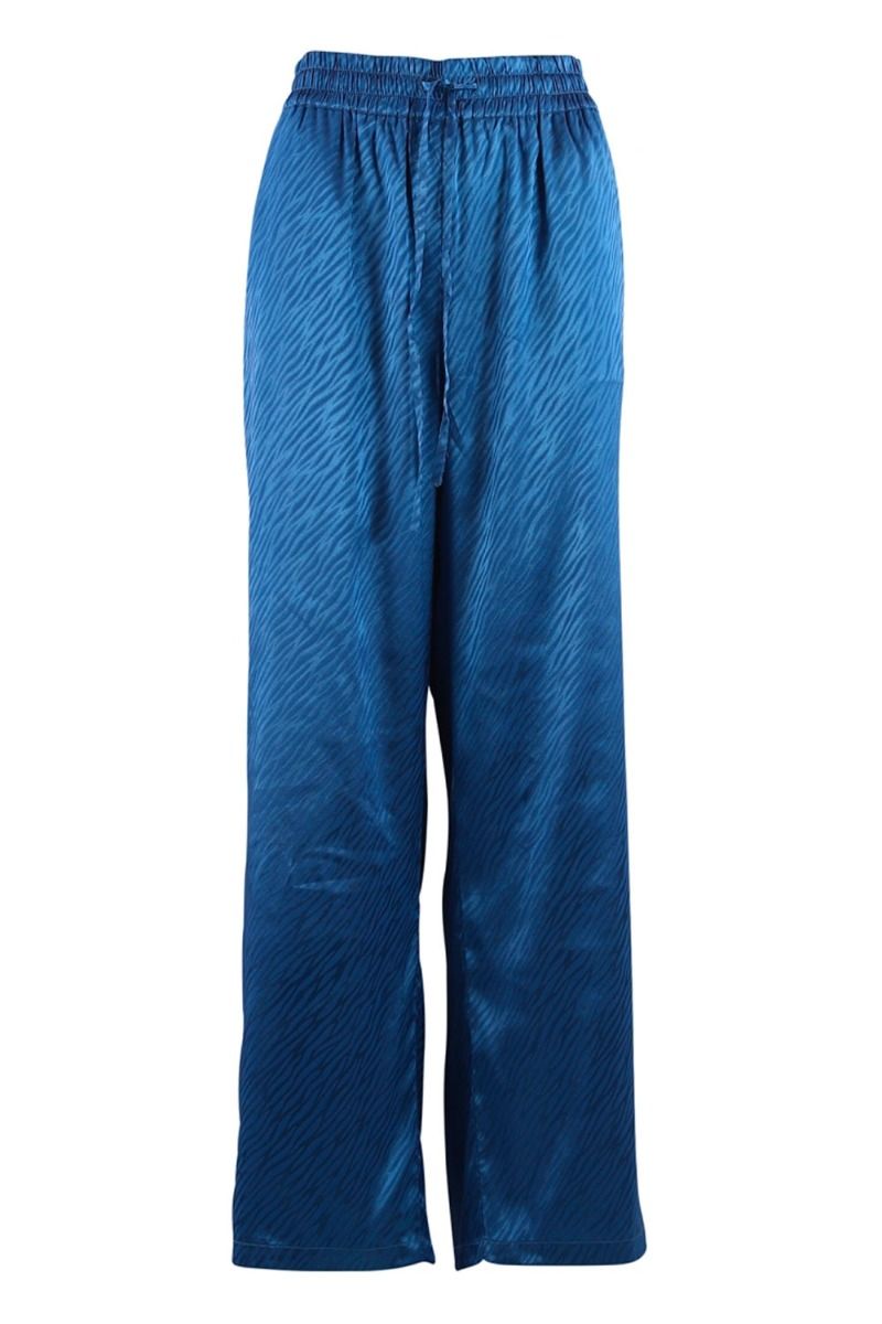 Continue - Bukser - Lea Zebra Pants - Electric Blue