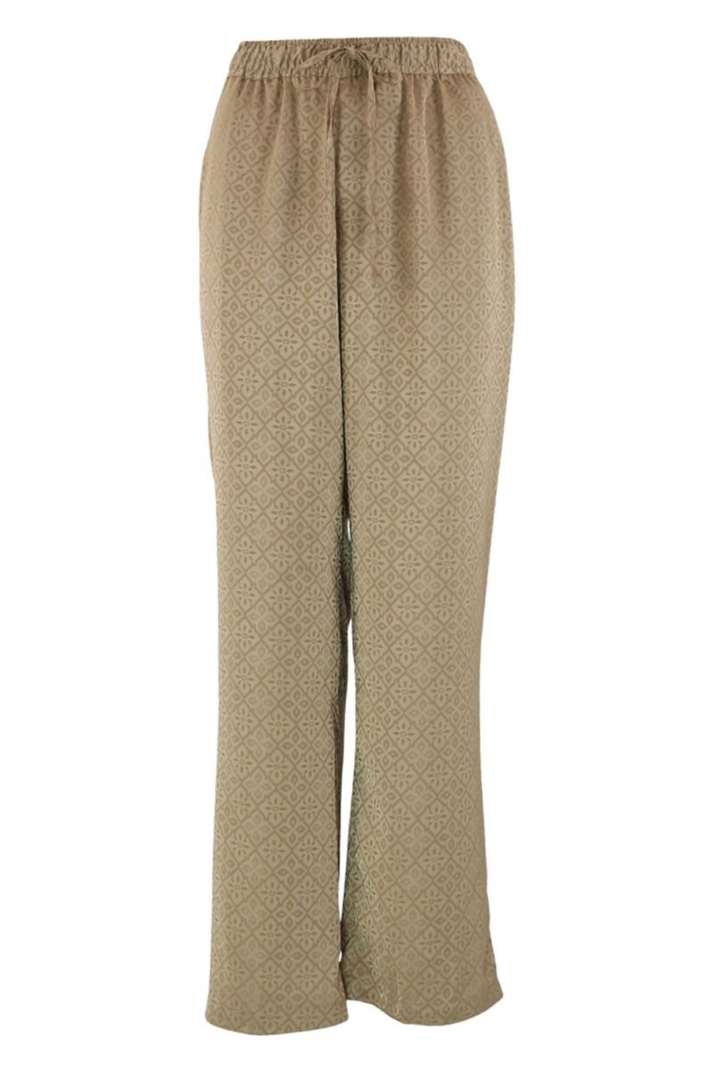 Continue - Bukser - Lis Print - Gold Sand