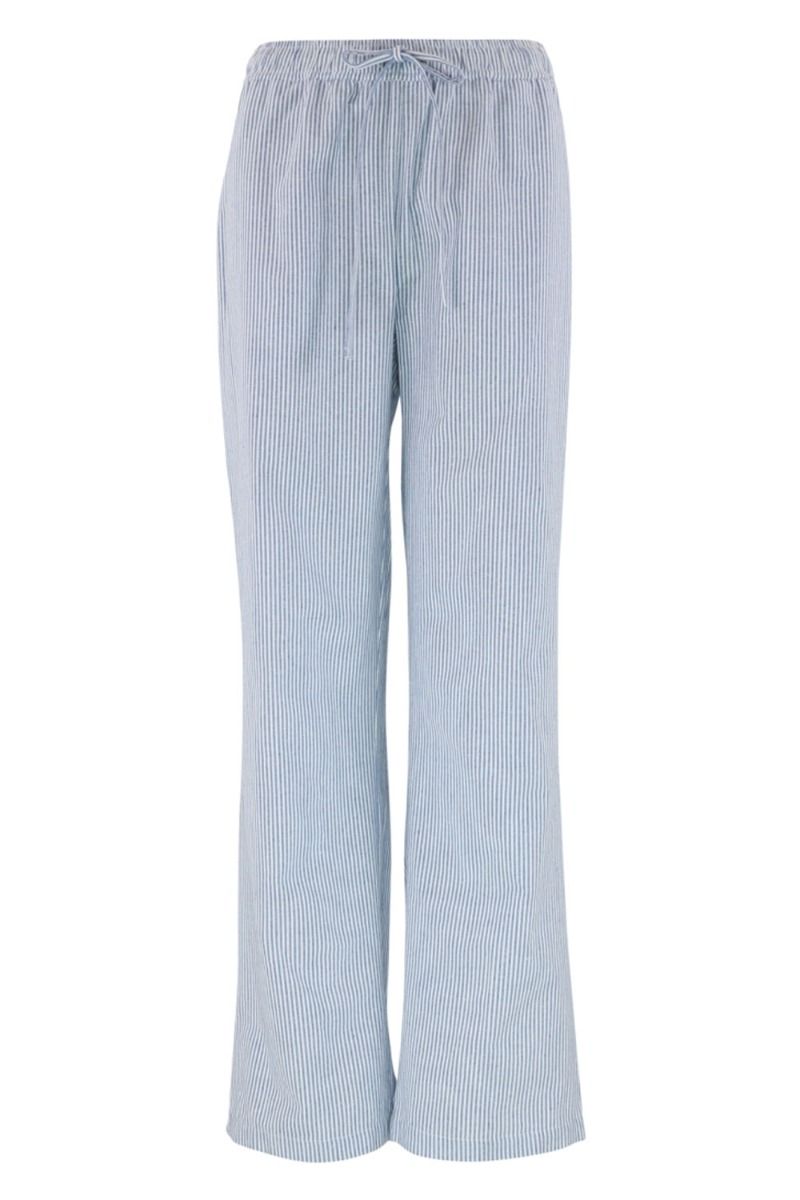 Continue - Bukser - Lis small stripe - Blue stripe