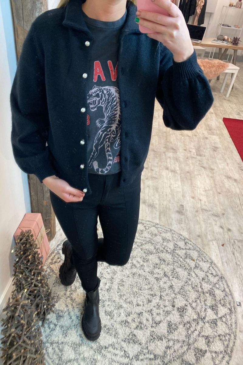 Continue - Cardigan - Britta Cardigan - Black