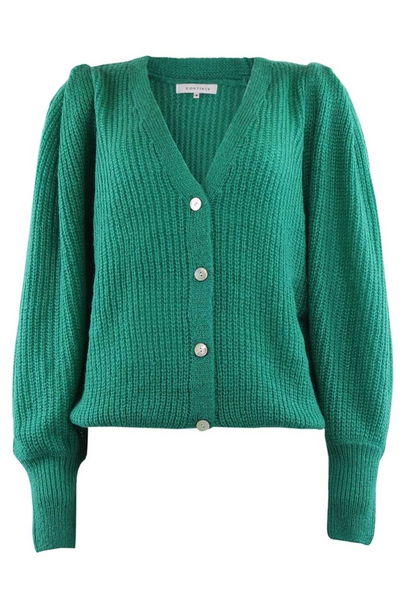 Continue - Cardigan - Chanie Cardigan - Grass Green