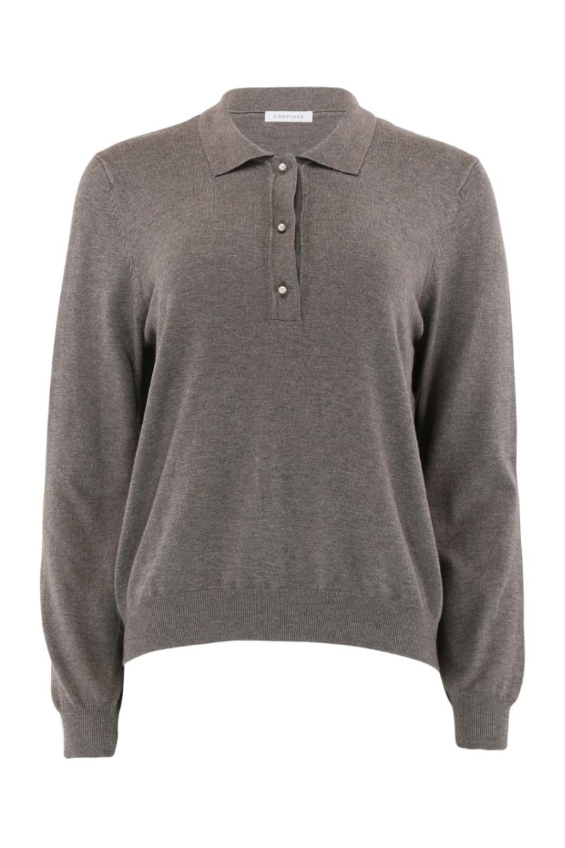 Continue - Bluse - Diane Polo - Earth