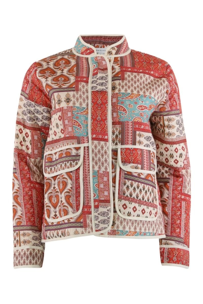 Continue - Jakke - Dallas Leo Jacket - Multi Paisly Print
