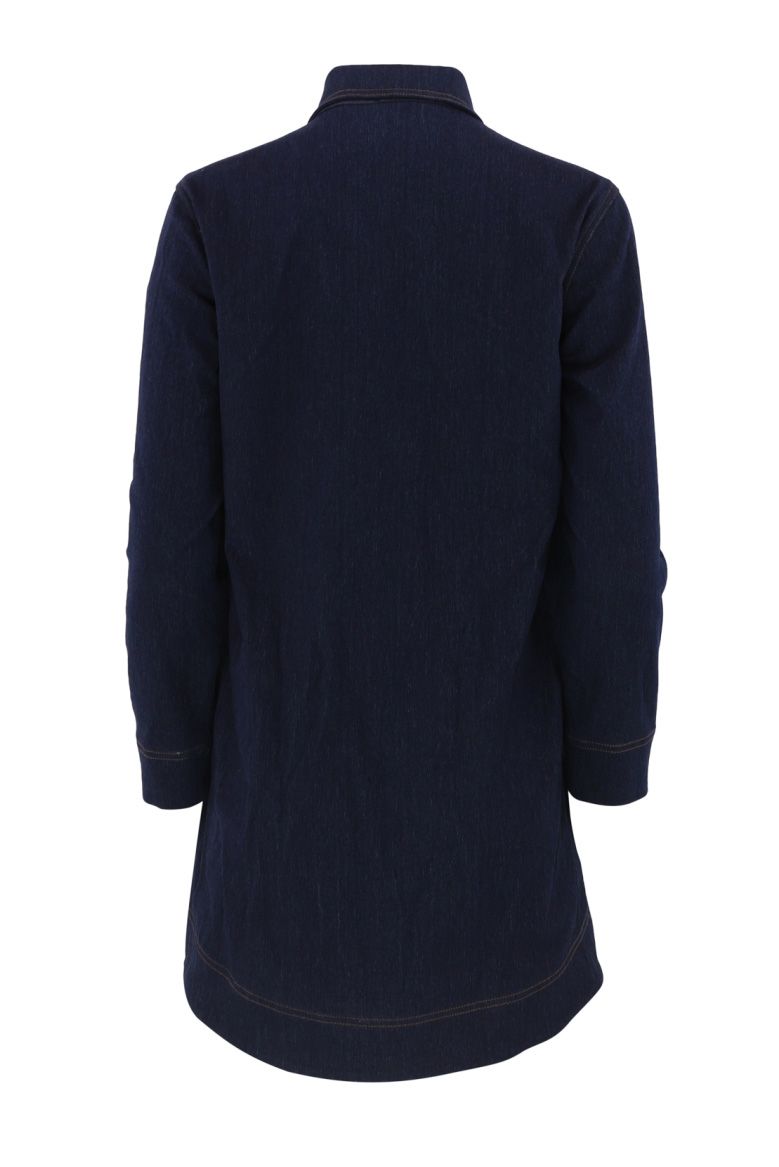 Continue - Kjole - Katja Denim Dress - Denim blue