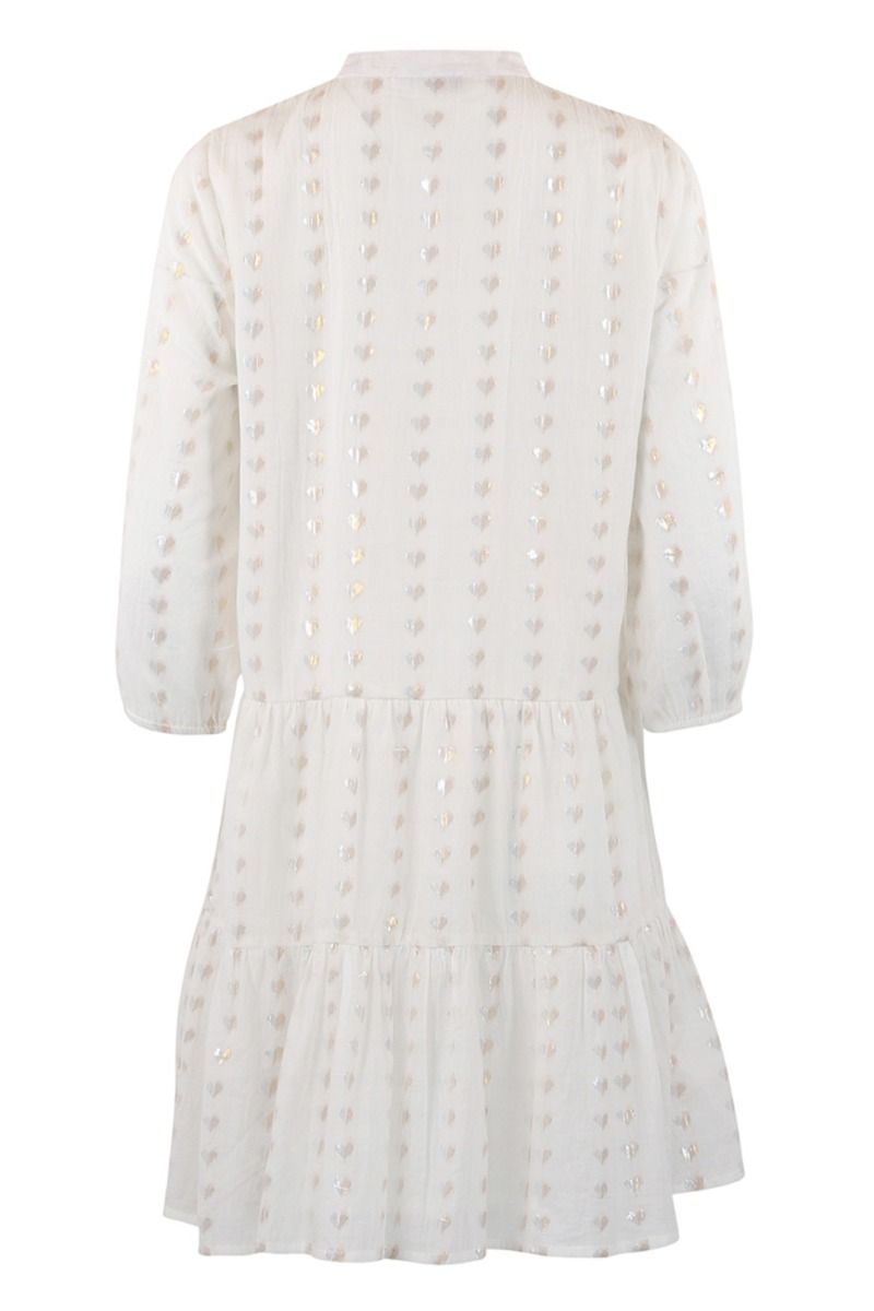 Continue - Kjole - Annika Heart - White
