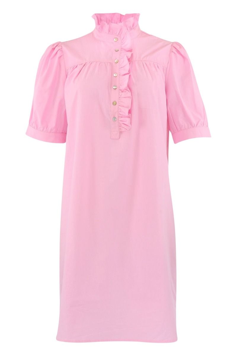 Continue - Kjole - Ariana Poplin Dress SS - Pink