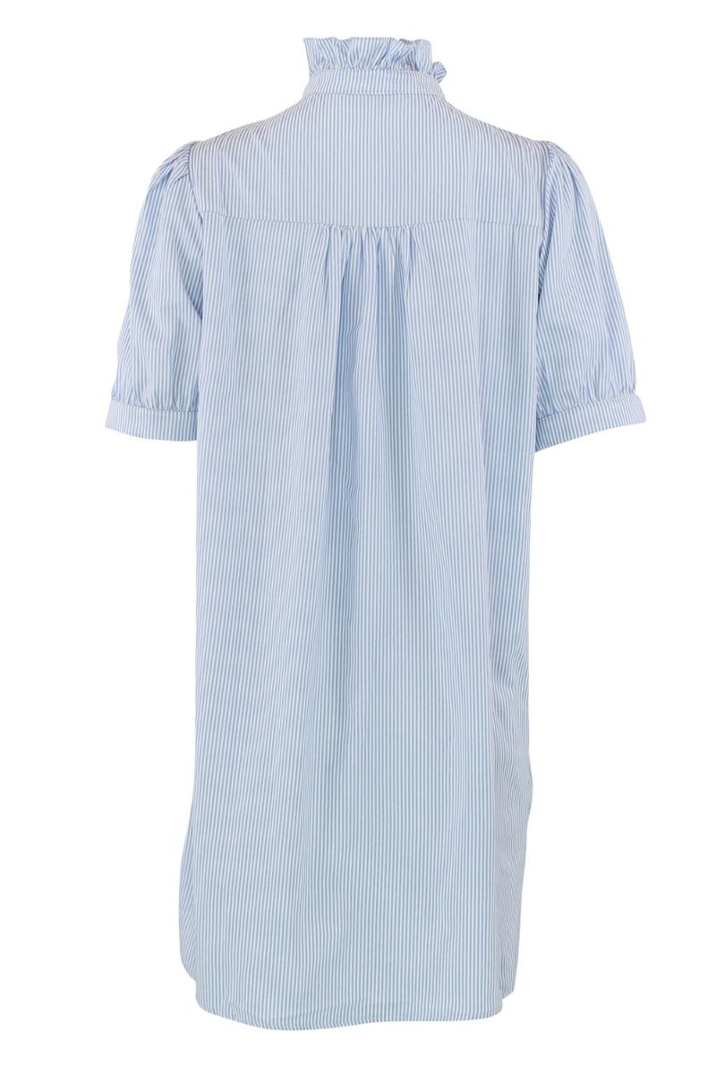 Continue - Kjole - Ariana Stripe Dress - Blue Stripe
