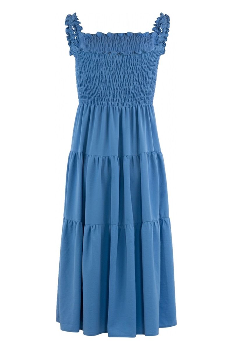 Continue - Kjole - Beth Solid - Blue