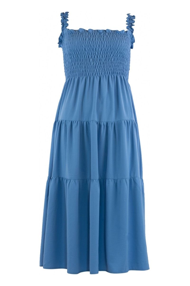 Continue - Kjole - Beth Solid - Blue